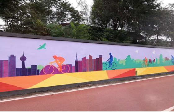 旬邑墙体彩绘-围墙