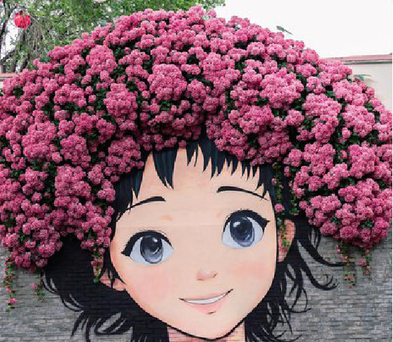 旬邑墙体彩绘-网红墙打卡