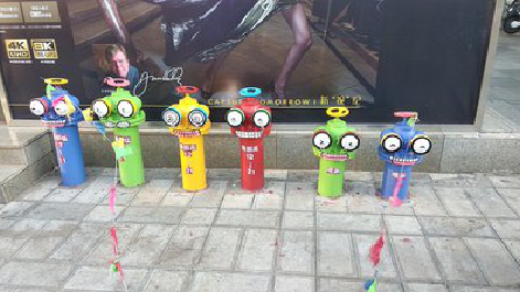 旬邑商业区彩绘