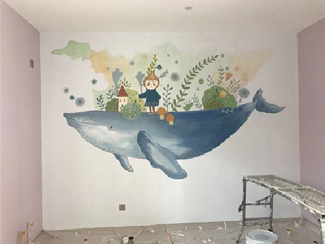 旬邑手绘墙的特点及优势。